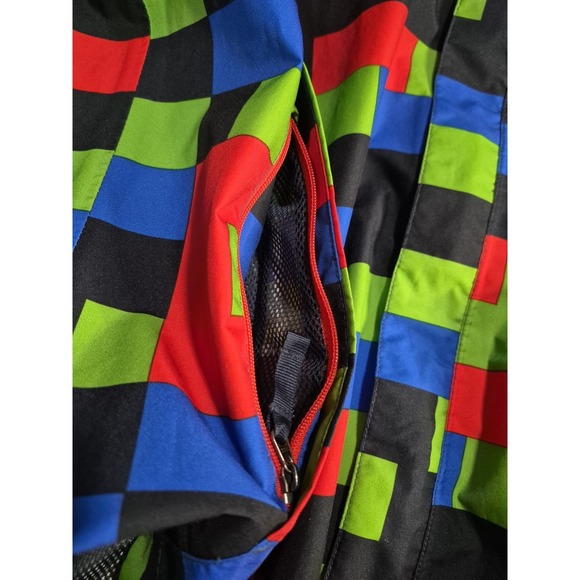 The North Face Hyvent Hooded Colorblock Lined Shell Rain/ski Youth XL (18/20) - Picture 15 of 16